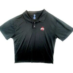 Ohio State University Buckeyes Performance Knit Polo Shirt Men"s XL Black Casual
